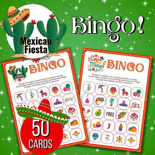 cinco de mayo printable bingo
