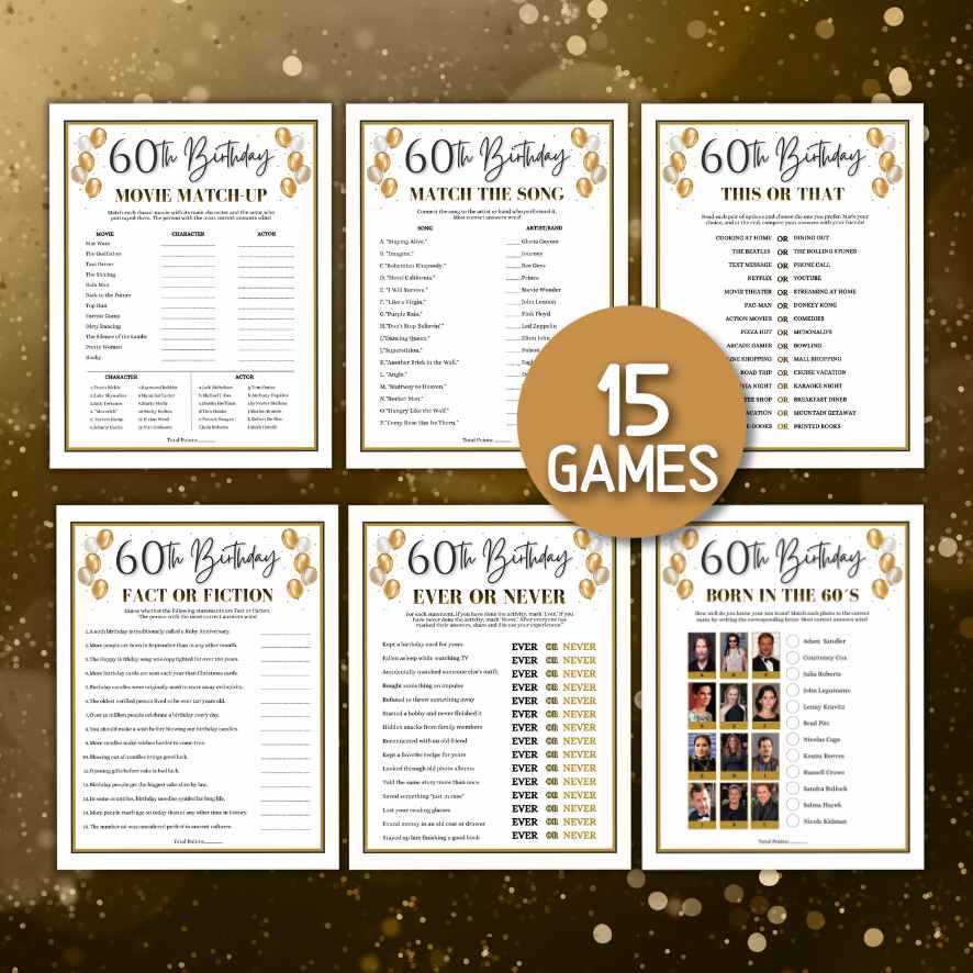 birthday icebreaker games