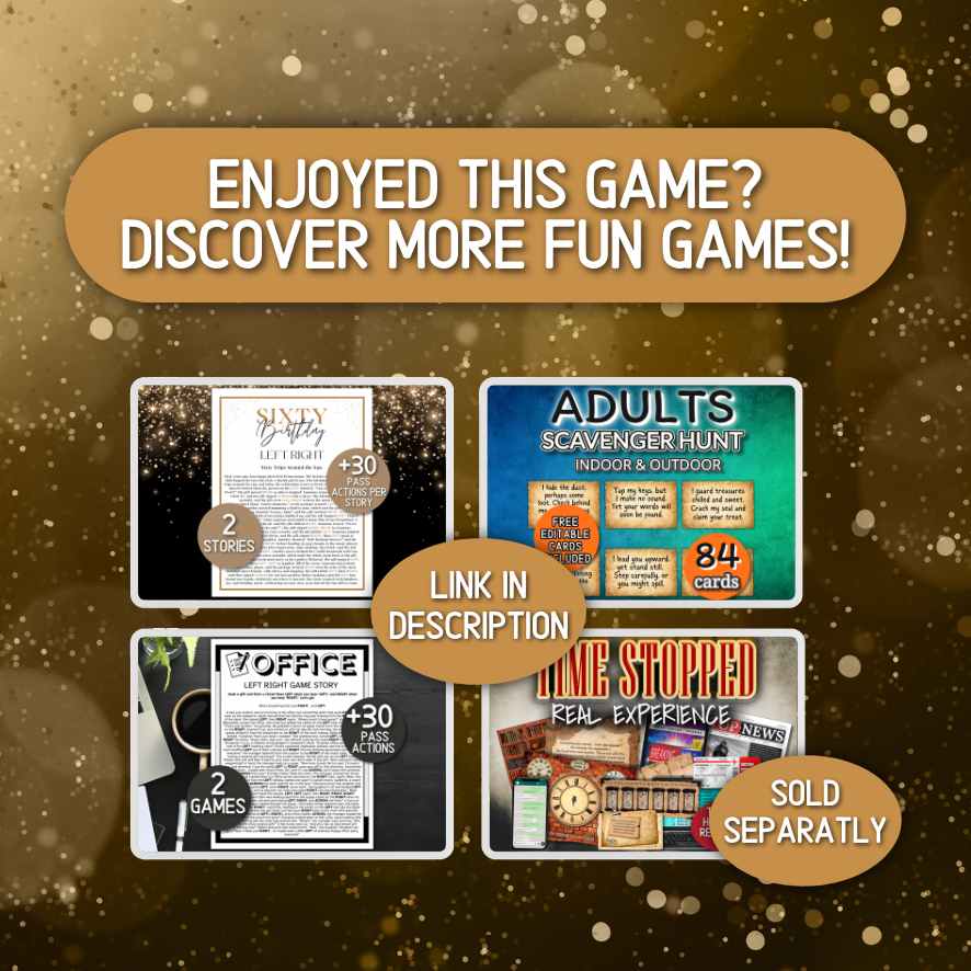 60 Bday Instant Download Activities