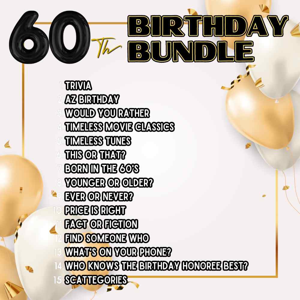 60th-birthday-party-games-the-game-room for Free Printable Games For 60th Birthday Party 60TH BIRTHDAY PARTY GAMES – The Game Room for Free Printable Games For 60th Birthday Party