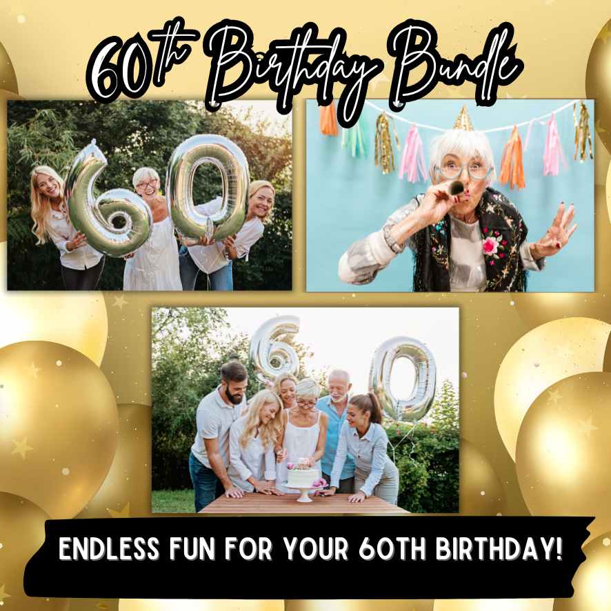 60th birthday games bundle