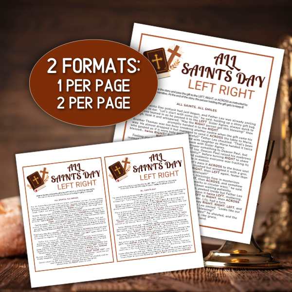 ALL SAINTS’ DAY LEFT RIGHT GAME