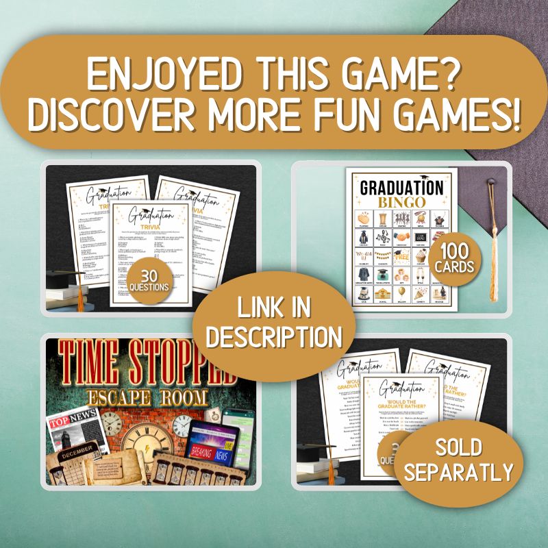 GRADUATION EMOJI GAME PRINTABLE