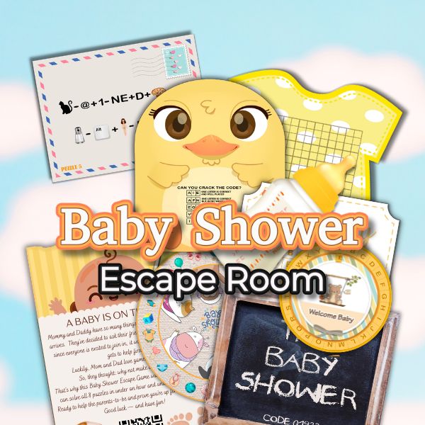 baby shower escape room
