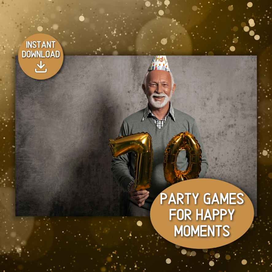 70th birthday game pack