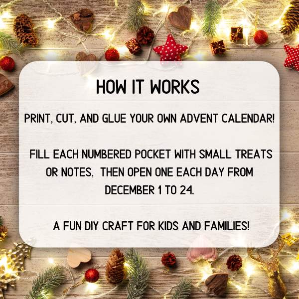 Advent Calendar Cardstock
