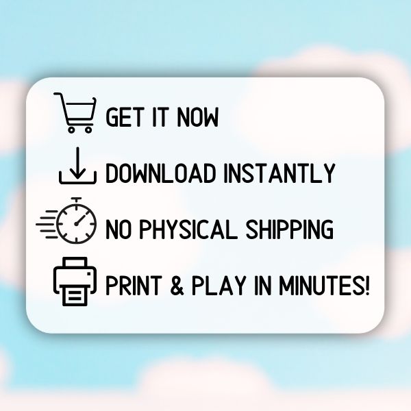 baby shower games instant download