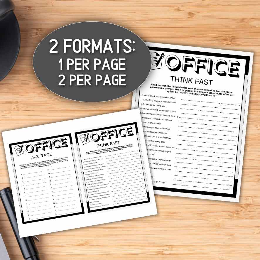 work games for team building