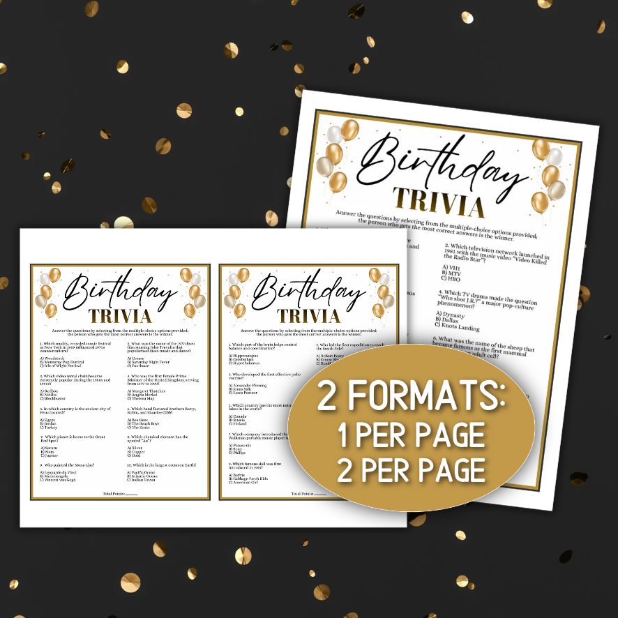 printable birthday game