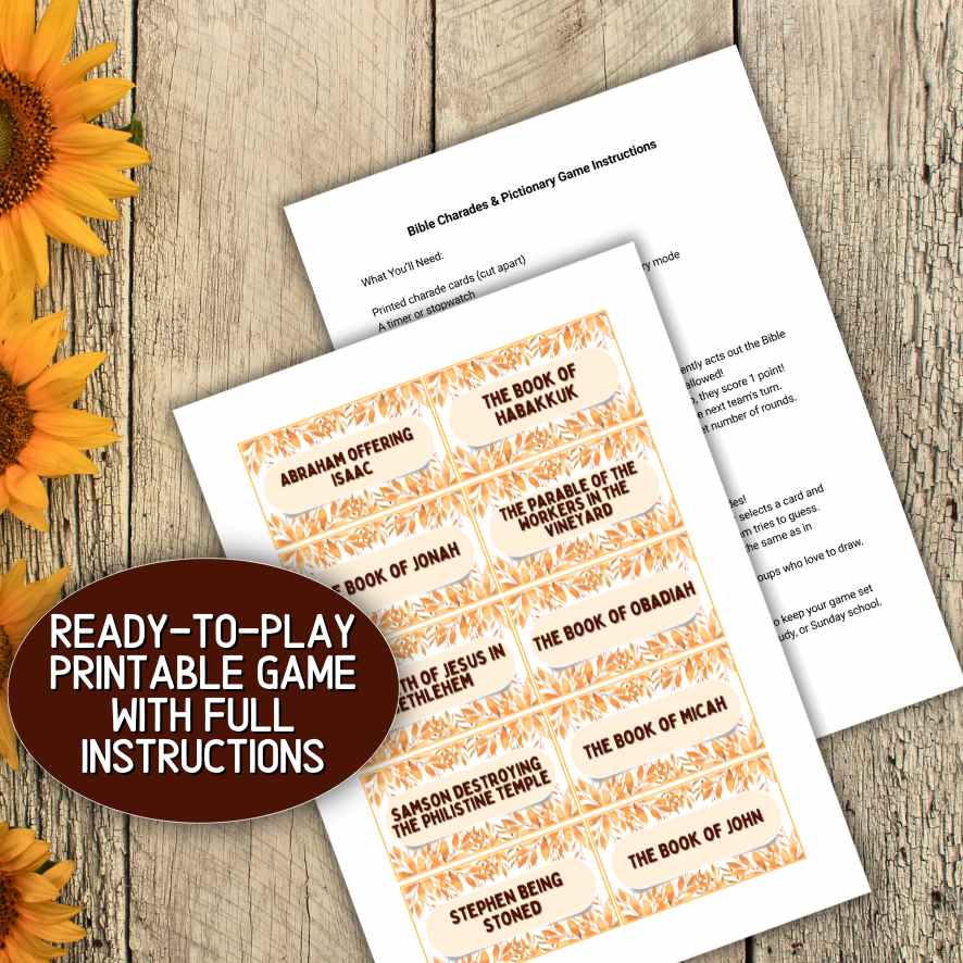 Christian Charades Game