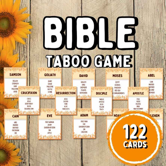 BIBLE FORBIDDEN WORDS PRINTABLE GAMES