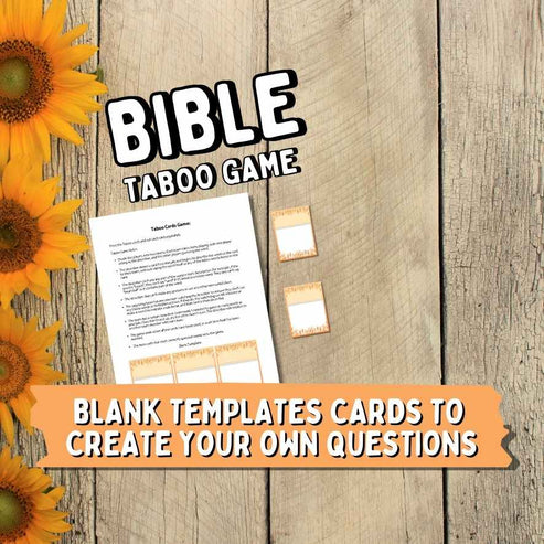BIBLE FORBIDDEN WORDS PRINTABLE GAMES – The Game Room