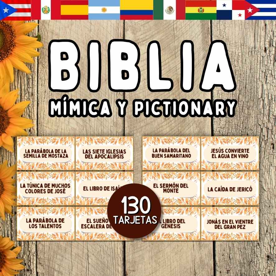 juego de mimica biblico