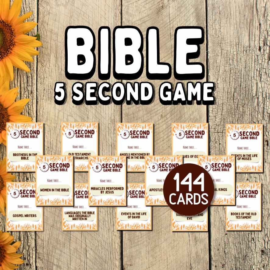 Bible 5 Second Game