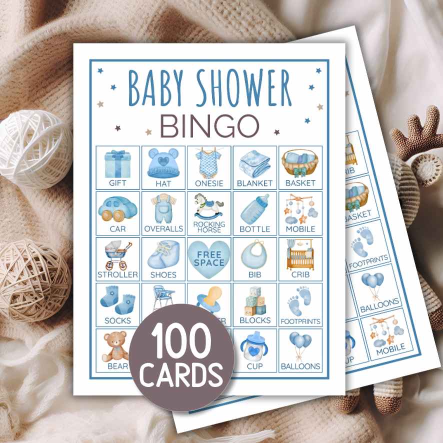 baby boy bingo printable

