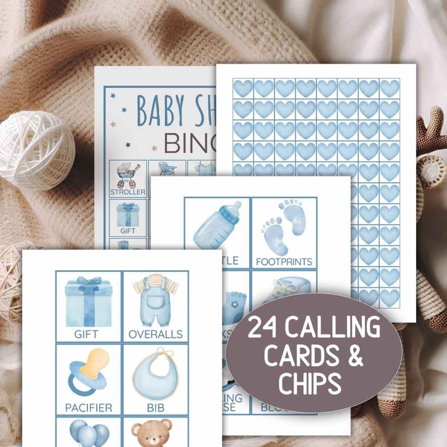 baby shower bingo boy