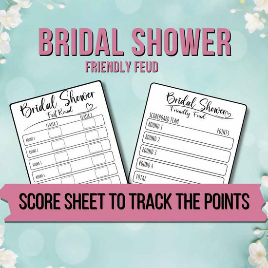 BRIDAL FEUD PRINTABLE GAME – The Game Room