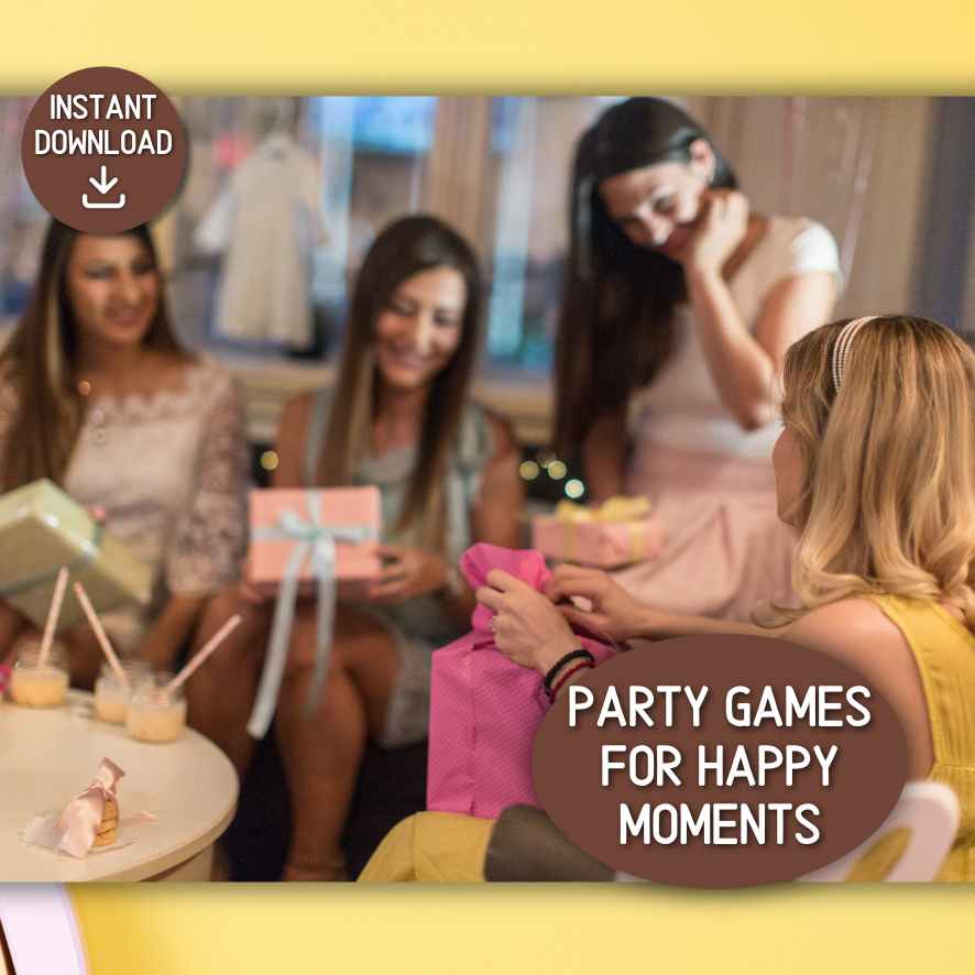 printable baby shower games pack