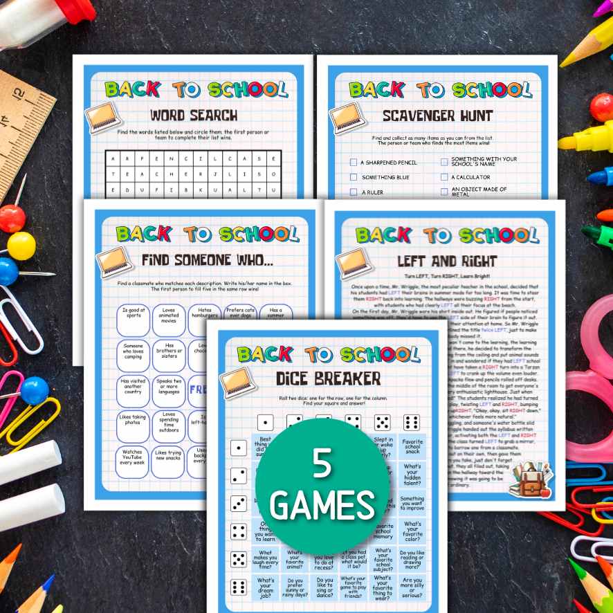 back to school activities