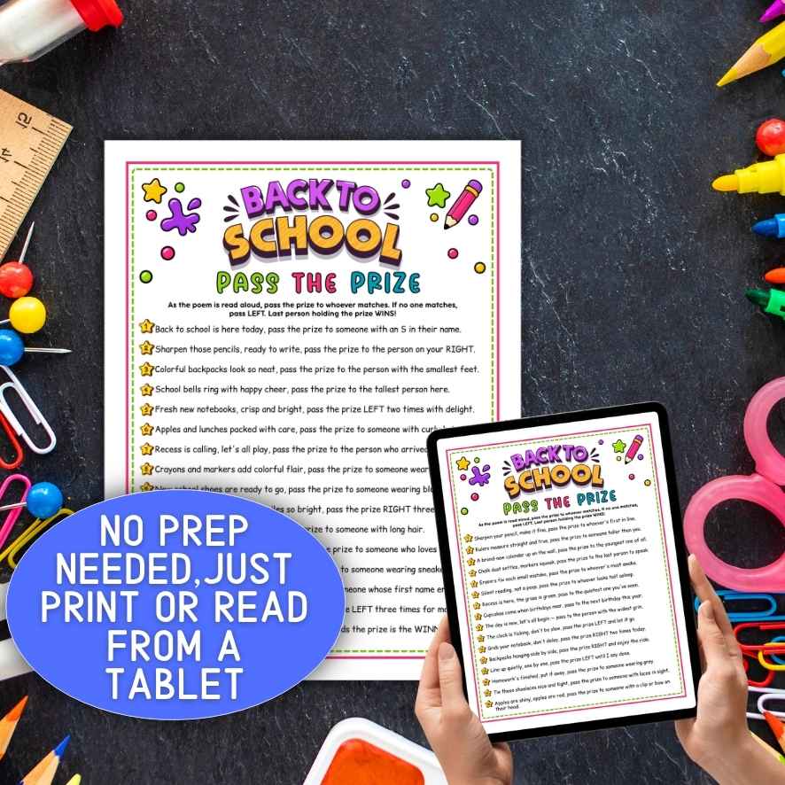 printable classroom game