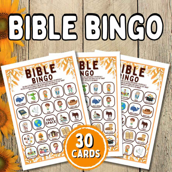 BIBLE BINGO PRINTABLE – The Game Room
