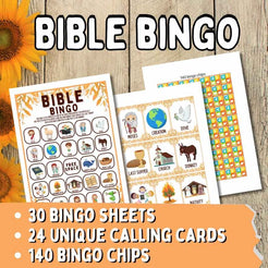 BIBLE BINGO PRINTABLE – The Game Room