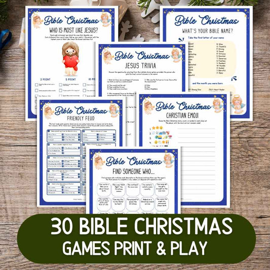bible christmas games

