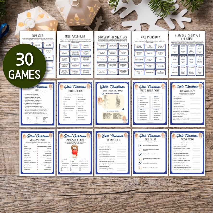 christian christmas games