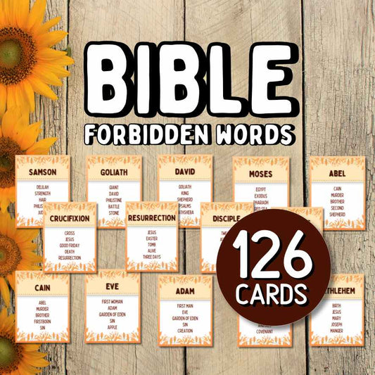 bible forbidden words game
