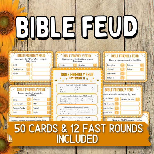 bible feud game printable