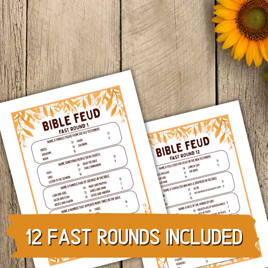 church game printable
