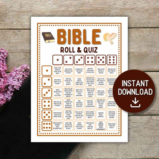 dice game quiz icebreaker bible edition