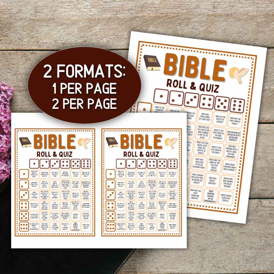 bible roll a dice game