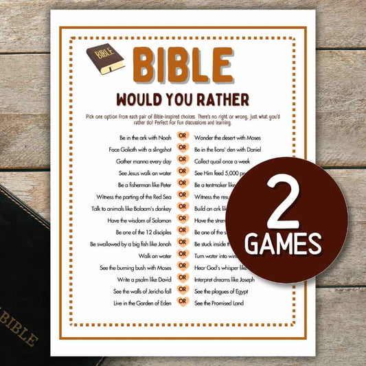 bible would you rather

