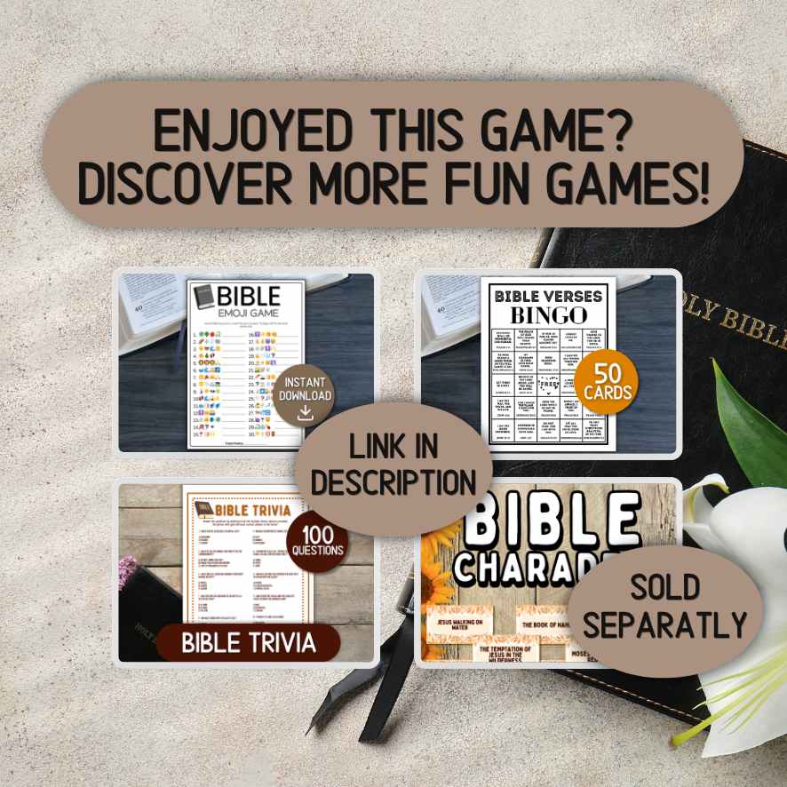 bible printable games