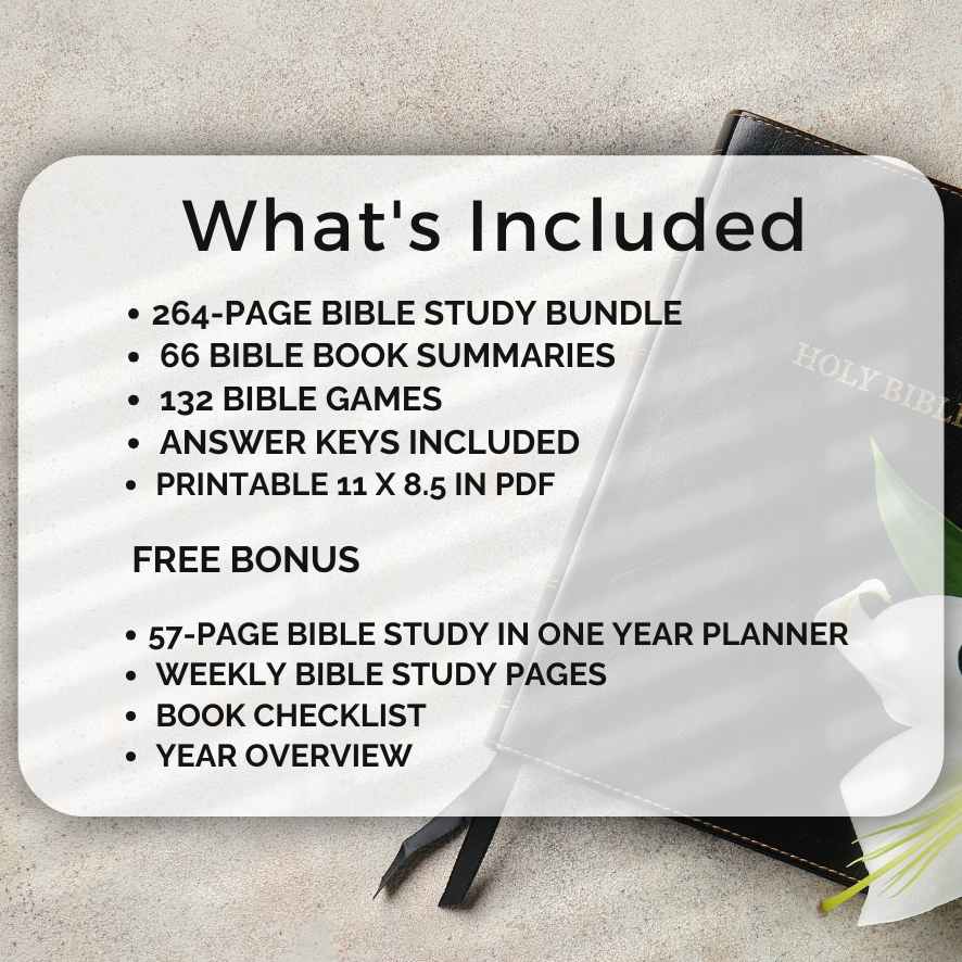 bible study activities