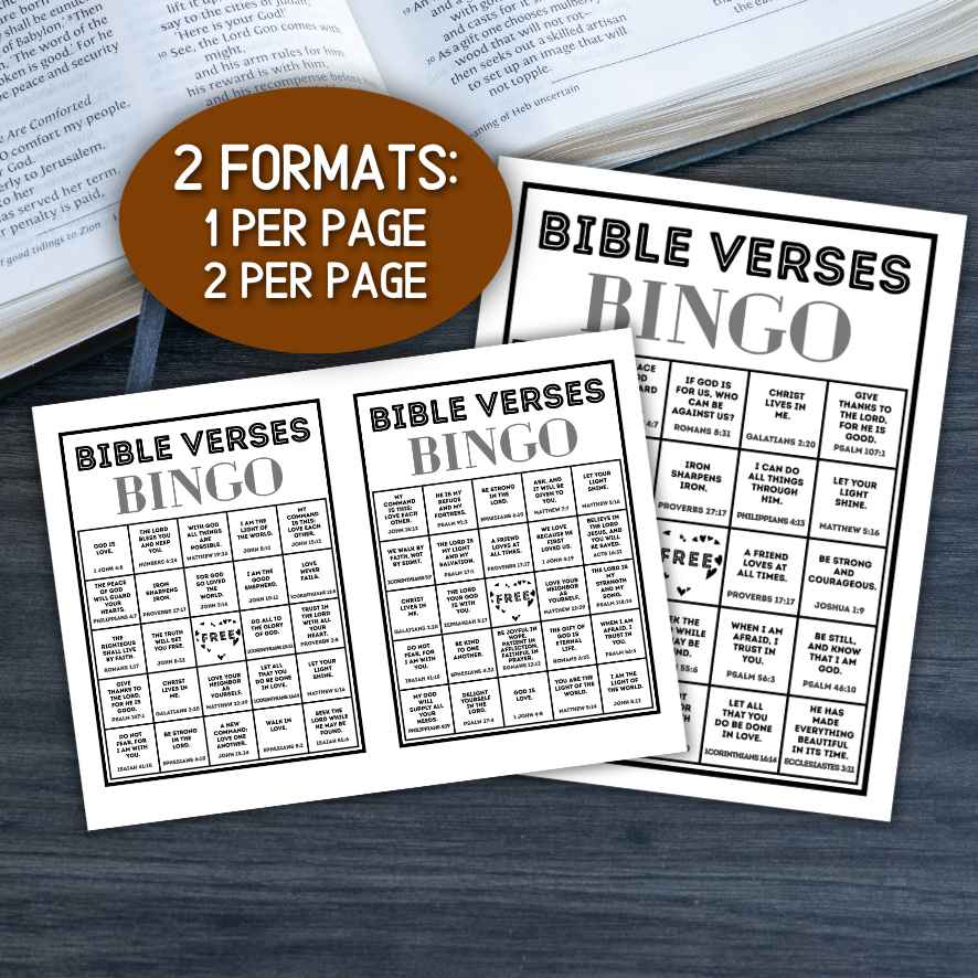 bible verses bingo

