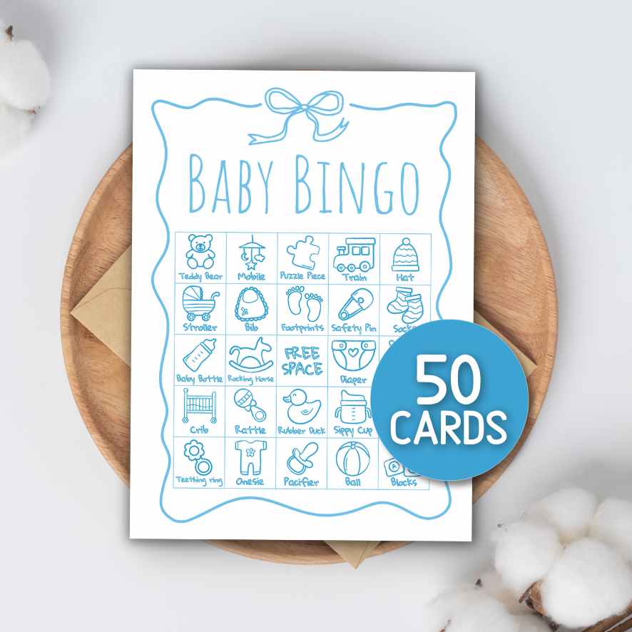 baby boy bingo printable