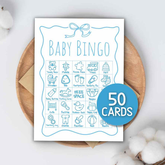 baby boy bingo printable