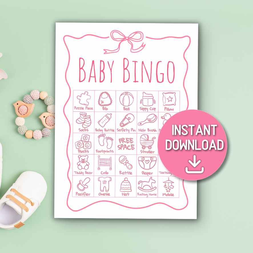 baby coquette bingo avtivity