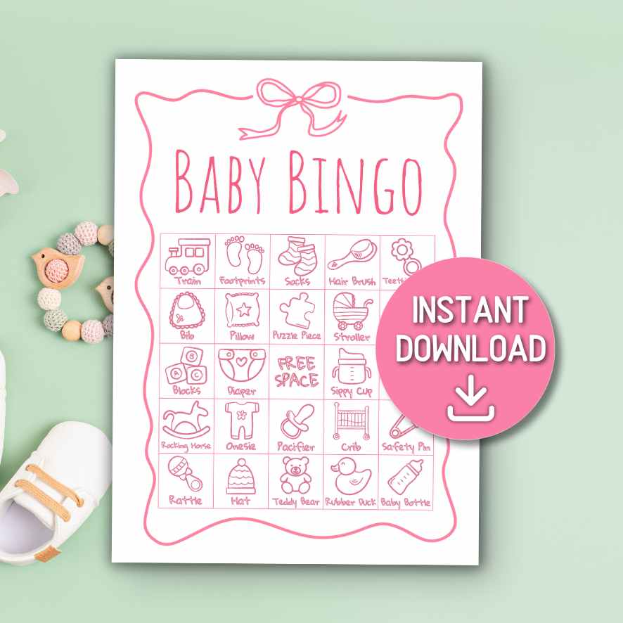 baby girl bingo printable

