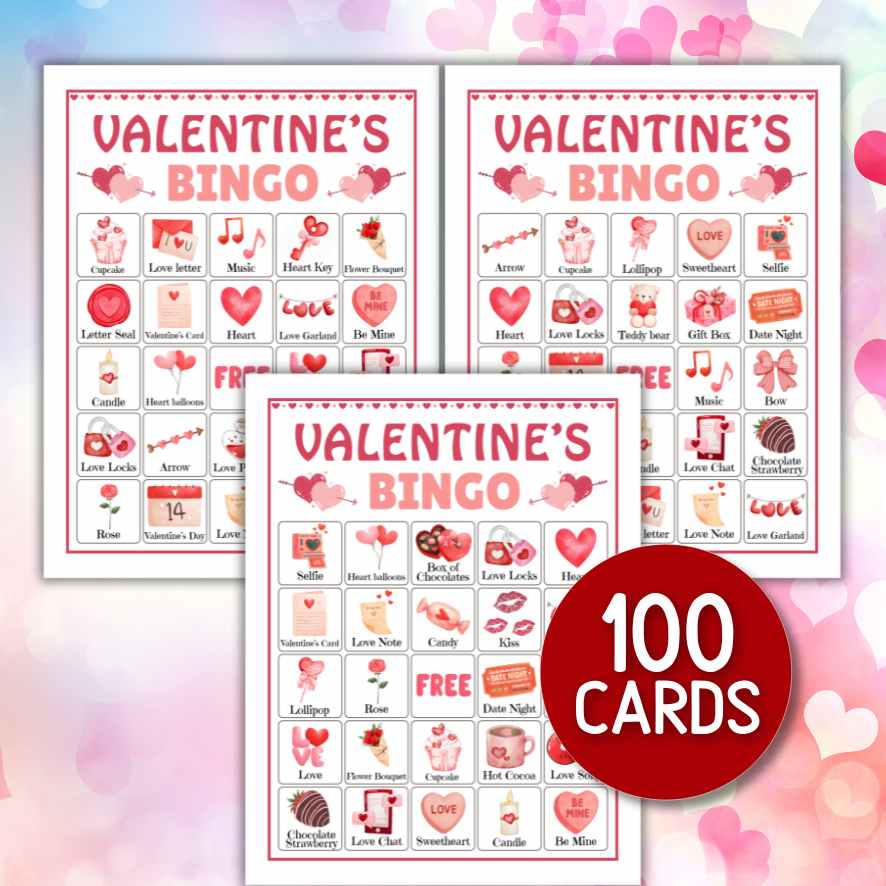 valentines day bingo for classroom