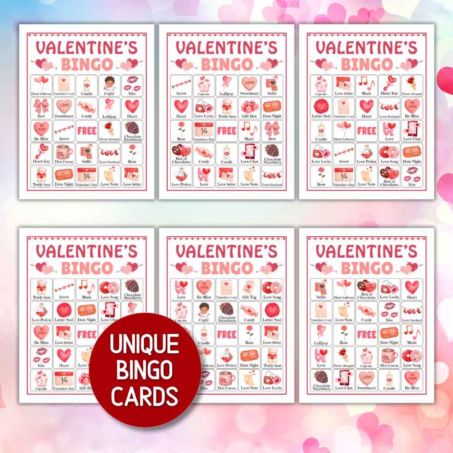 valentines day bingo

