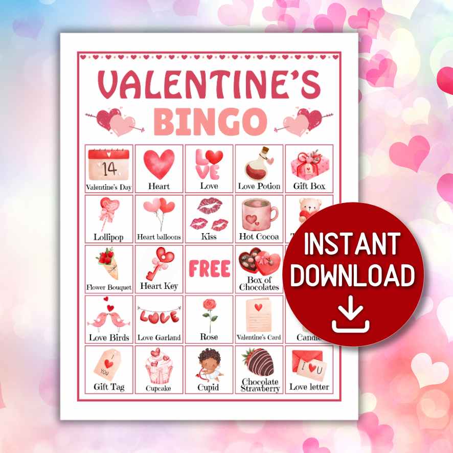bingo for valentines day

