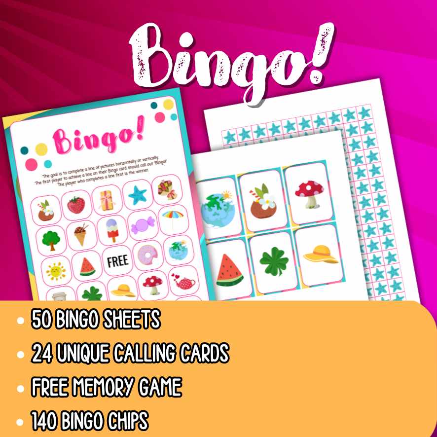 printable bingo for adults