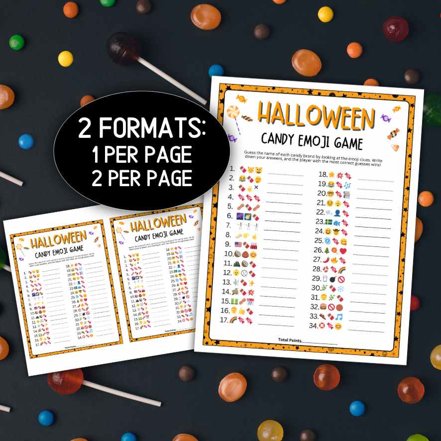 halloween emoji game for classrooms