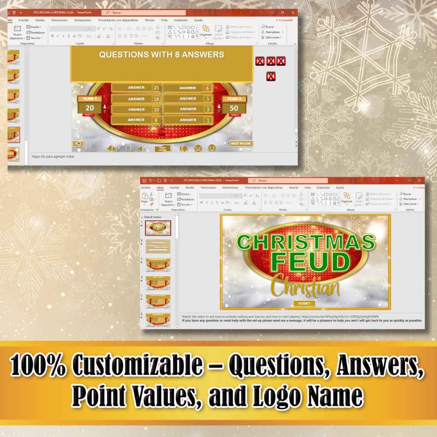 CHRISTIAN CHRISTMAS FAMILY FEUD EDITABLE – The Game Room christian-christmas-family-feud-editable-the-game-room