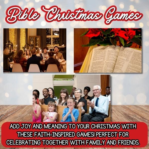 Bible Christmas Games 30 Printable Holiday Games for Families & Church ...