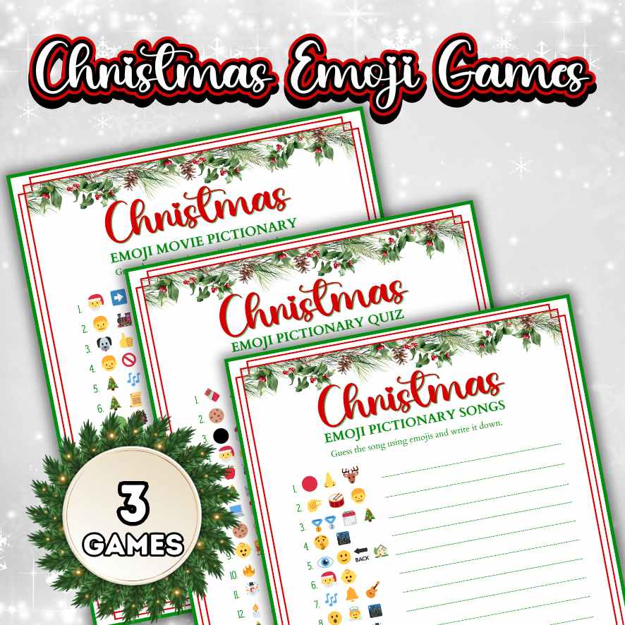 CHRISTMAS EMOJI GAMES BUNDLE – The Game Room