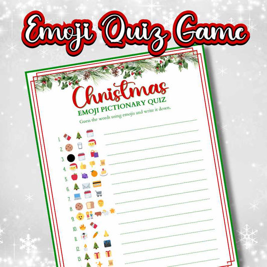 Christmas emoji game